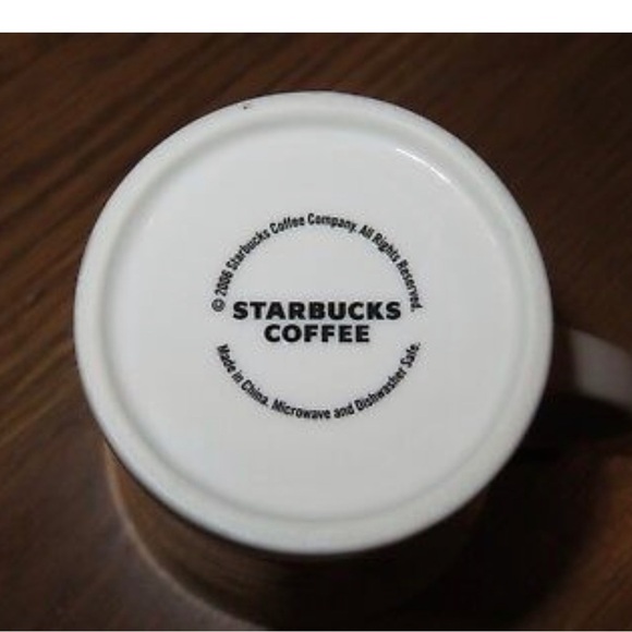 Starbucks percolator pot icon mug ivory and blue - Picture 2 of 5